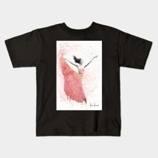 Rose Petal Dance Kids T-Shirt